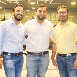 Umesh Uttamchandani, Rushit Shah & Parth Shah,Co-Founders Umesh Uttamchandani, Rushit Shah & Parth Shah,Co-Founders